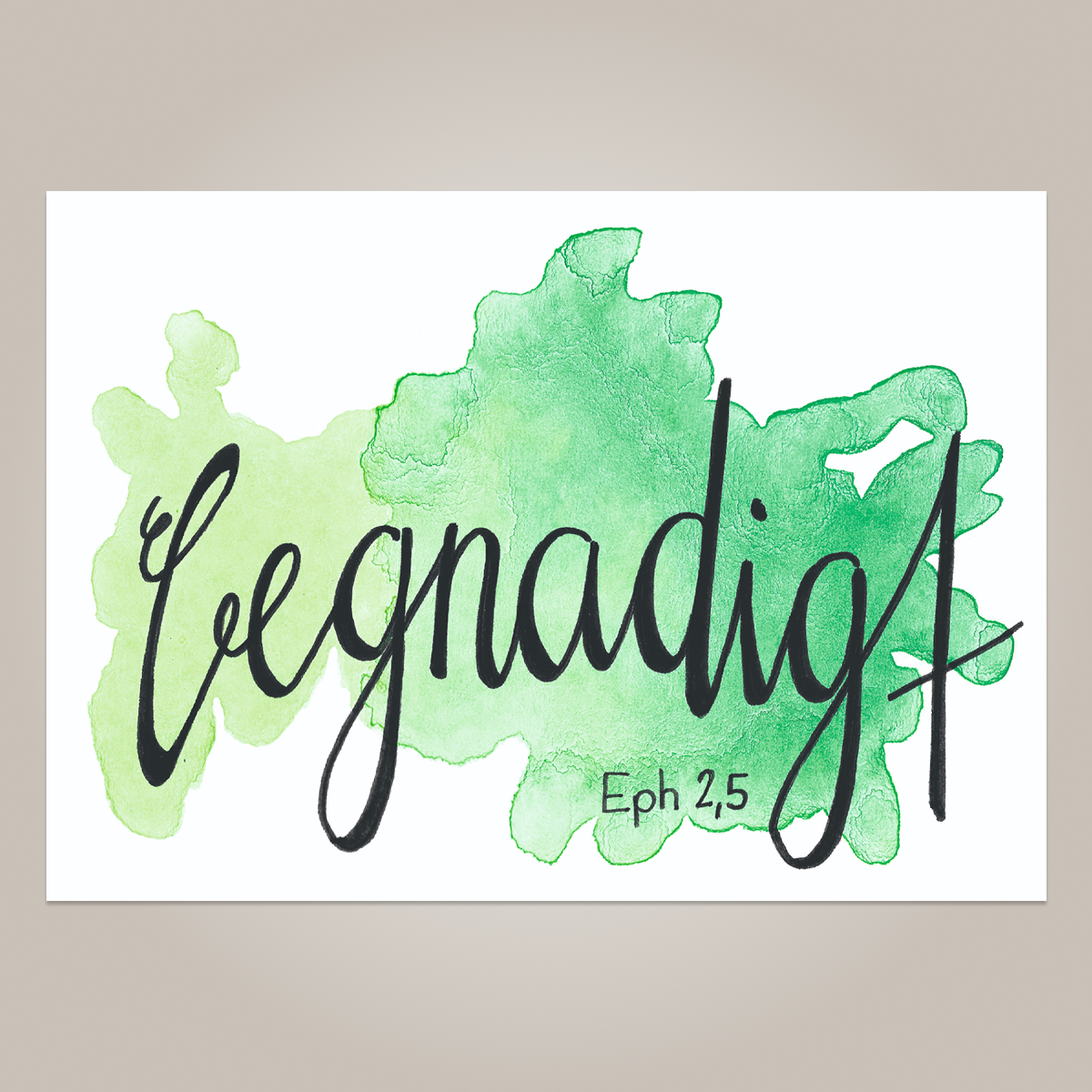 Epheserkarte - begnadigt