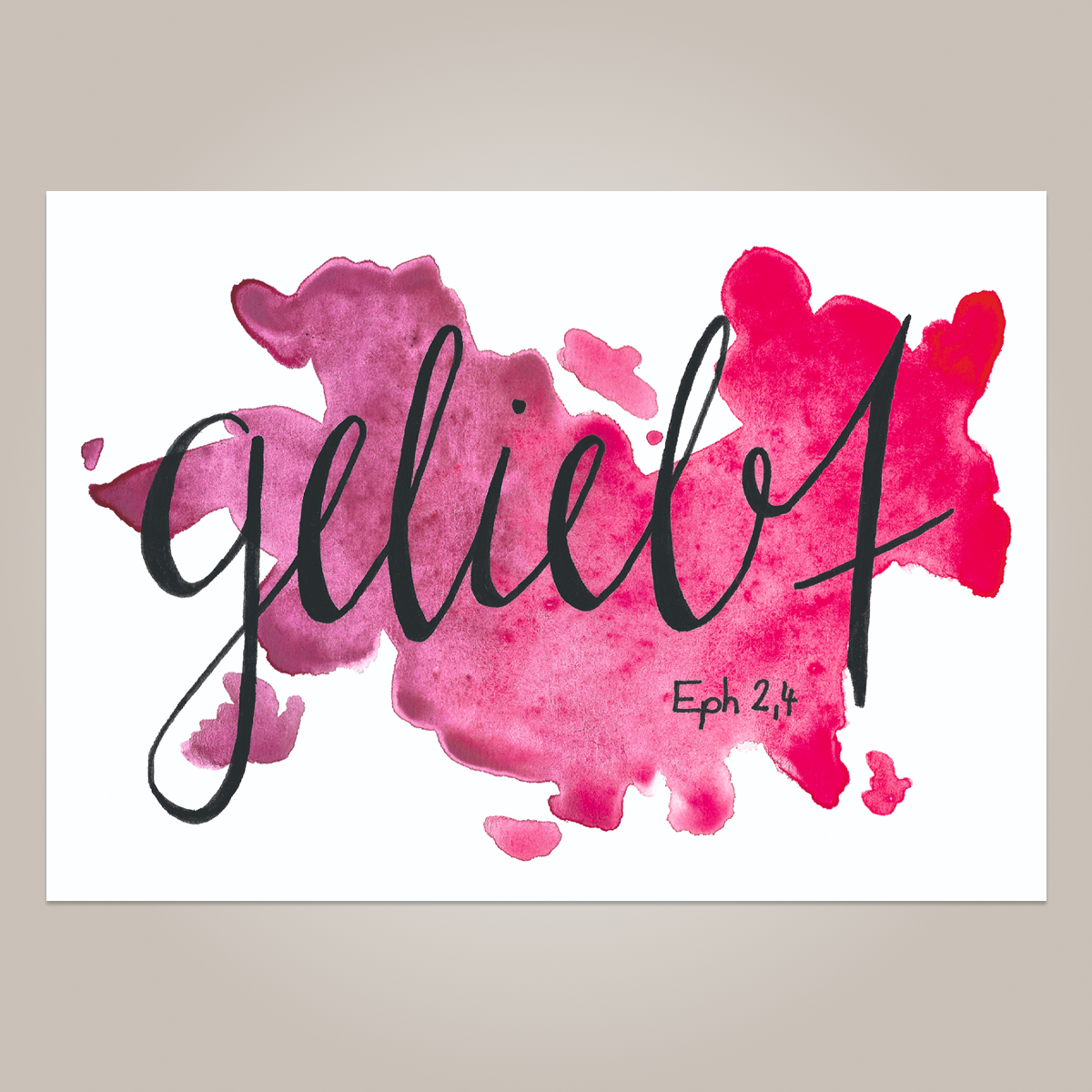 Epheserkarte - geliebt