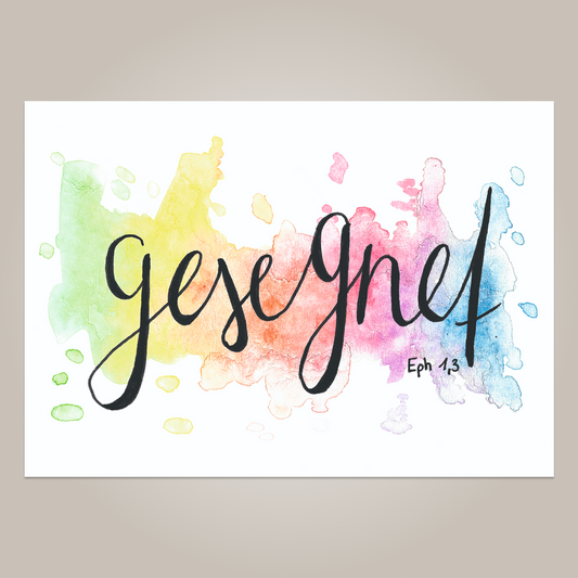 Epheserkarte - gesegnet