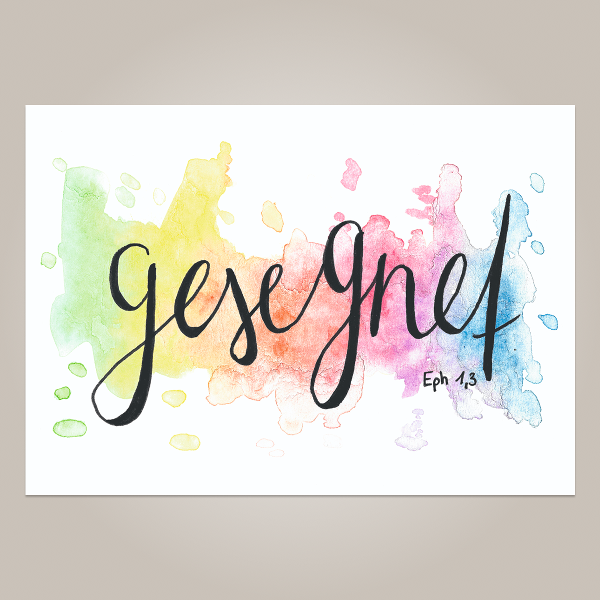 Epheserkarte - gesegnet