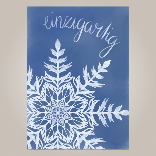 Winterkarte - einzigartig